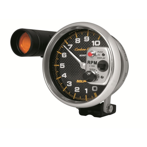 Autometer Carbon Fiber Series 5-inch Tachometer w/ Shift Light (Different Discount Structure -12%) - 4899