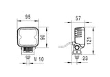 Hella Work Lamp Na 0Gr Md1224 LtDt Rl15 1Ga - 996284051