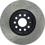 StopTech 06-13 Audi A3/08-09 TT / 06-09 VW GTI Mk V Cryo-Stop Right Front Drilled Rotor - 128.33098CR
