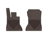WeatherTech 2013-2014 Mercedes-Benz SL-Class Front Rubber Mats - Cocoa - W299CO