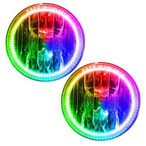 Oracle Ford Mustang 05-09 Shelby/Roush/GT500 LED Fog Halo Kit - ColorSHIFT - 1189-333