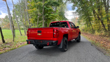 Fishbone Offroad 07-18 Chevrolet Silverado 1500/2500/3500 Double Cab Oval Side Steps -Black Textured - FB21382