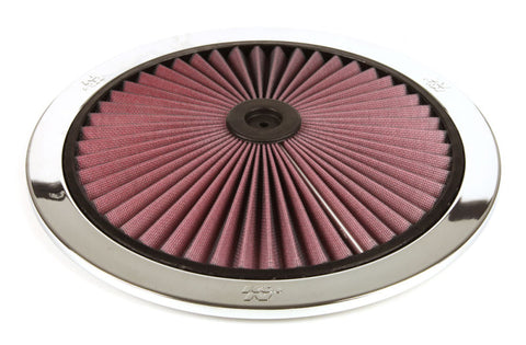 K&N X-Stream Top Filter X-Stream 14 inch OD Chrome - 66-1401XP