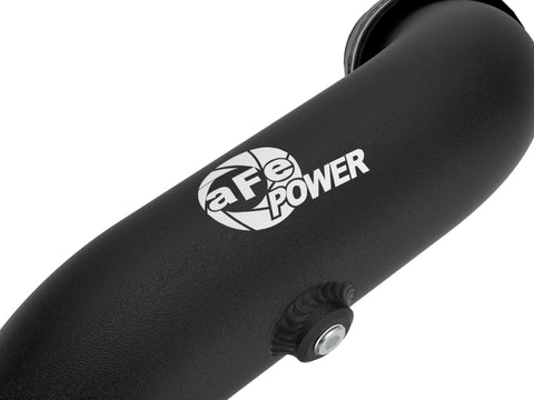 aFe BladeRunner 2 1/4in Intercooler Hot Side Charge Pipe 22-23 Ford Explorer V6-3.0L (tt) - Black - 46-20678-B
