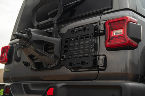 DV8 Offroad 2018-2025 Jeep Wrangler JL Tailgate Reinforcement Molle Panel - TCJL-04