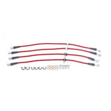 Power Stop 05-06 Saab 9-2X Front & Rear SS Braided Brake Hose Kit - BH00096