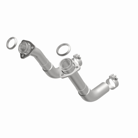 MagnaFlow 66-72 Chevy C10 Pickup V8 2-Piece Front Exhuast Pipe Kit (2in Tubing/Clamps/Inlet Flanges) - 15380