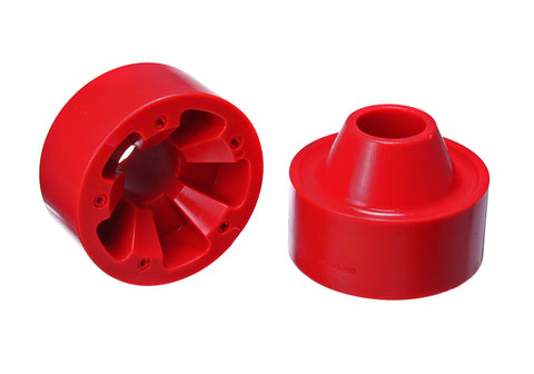 Energy Suspension 07-17 Jeep Wrangler (JK) Red Rear Coil Spring Spacer 1-3/4in Lift Set - 2.6112R