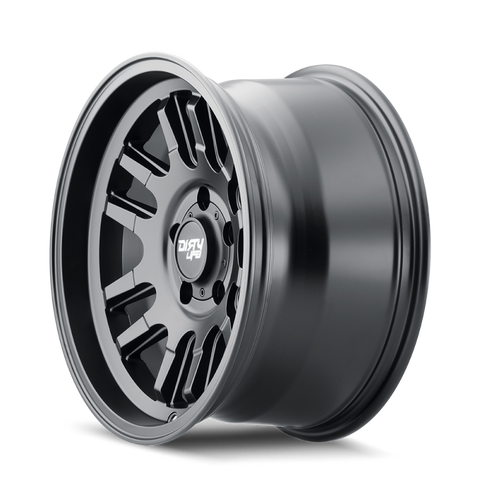 Dirty Life 9310 Canyon 17x9 / 5x127 BP / -12mm Offset / 71.5mm Hub Matte Black Wheel - 9310-7973MB12