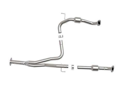 aFe Toyota Tacoma 16-17 V6-3.5L Twisted Steel Y-Pipe w/ Cat - 48-46011-RC
