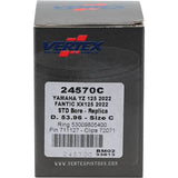 Vertex Piston 2023 Fantic Motor XE 125 125cc Cast Replica Piston Kit - 24570C