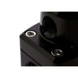 BLOX Racing 2-Port Design Black/Black Adjustable Fuel Pressure Regulator - BXFU-00410-BKB