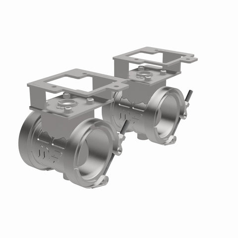MagnaFlow 2018 Ford Mustang V8-5.0LGAS Exhaust Acc - 2.5in ID/OD - 304SS - Integrated V-Band Flanges - 10805
