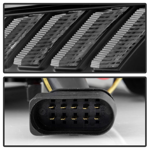 Spyder 13-16 Audi A4/S4 Halogen Model Only High-Power LED Headlights - Black PRO-YD-AA413HALAP-BK - 5088345