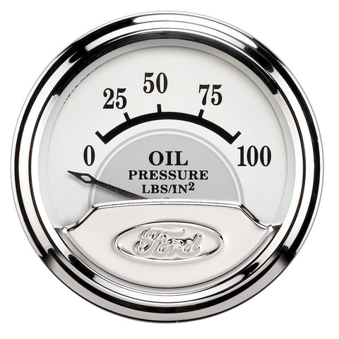 Autometer Ford Masterpiece 2in Short Sweep Electronic 0-100 PSI Oil Pressure Gauge - 880352