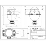 Oracle 50mm H1 7.1 Projectors (Pair) - 8530-504