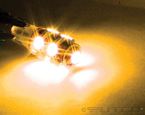 Putco 360 Deg. 1157 Bulb - Amber LED 360 Premium Replacement Bulbs - 231157A-360