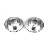 Power Stop 02-04 Chevrolet Avalanche 2500 Front Evolution Drilled & Slotted Rotors - Pair - AR8655XPR