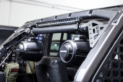 DV8 Offroad 18-23 Jeep Wrangler JL 4-Door Speaker/Light Bar Mount - SBJL-01