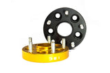 ISC Suspension 5x100 to 5x114 25mm Wheel Adapters Black - Set of 4 - WA25B