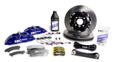EBC Racing 15-17 Ford Fiesta (Mk7) Blue Apollo-4 Calipers 300mm Rotors Front Big Brake Kit - BBK007BLU-1