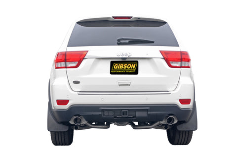 Gibson 11-18 Jeep Grand Cherokee Laredo 3.6L 2.25in Axle-Back Dual Exhaust - Stainless - 617407