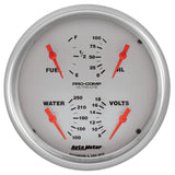 Autometer Ultra-Lite Quad Gauge 5in. 240Ohm (E) - 33Ohm (F) Electric - 4410