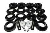 Energy Suspension 18+ Jeep Wrangler JL Black Rock-Flex 2in Adjustable Coil Spacer Set - 2.6116G