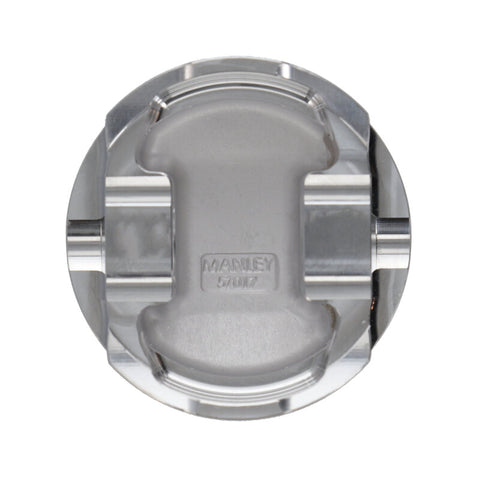 Manley Mitsubishi 4B11 86.5mm Bore +2cc Dome 10.0:1 CR Piston Set w/ Rings - 614105CE-4