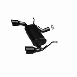 MagnaFlow 07-17 Jeep Wrangler JK 3.8/3.6L Dual Split Rear Exit Black Axle-Back Exhaust - 15160