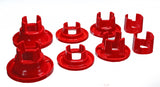 Energy Suspension 10 Chevy Camaro Red Rear Sub-Frame Mount Insert Bushing Set - 3.4168R