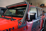 DV8 Offroad 2018+ Jeep Wrangler JL Over Windshield Light Bar Bracket - LBJL-01