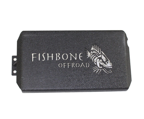Fishbone Offroad 07-11 Jeep Wrangler JK Steel EVAP Canister Skid Plates - Black Textured Powdercoat - FB23061