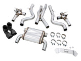 AWE Tuning BMW F8X M3/M4 SwitchPath Cat-Back Exhaust - Diamond Black Tips - 3025-43074