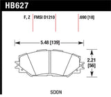 Hawk 08-11 Scion xB / 08-10 Scion xD / 09-10 Toyota Corolla / 09-10 Matrix / 06-10 Rav4 / 10 Lexus H - HB627F.690