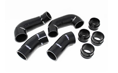 Torque Solution Black IC Boost Hose Set: 2007-2013 Mazdaspeed 3 - TS-MS-011BK
