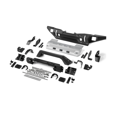 Rival 2018-2026 Jeep Wrangler JL 2020-2026 Jeep Gladiator Front Full-Width Aluminum Bumper - 2D.2701.3-NL