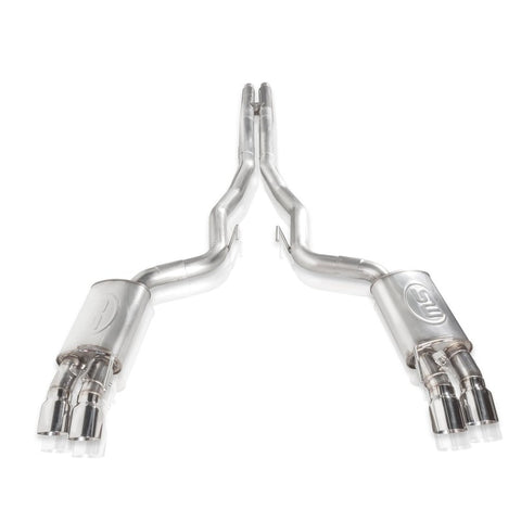 Stainless Works 18+ Ford Mustang GT Redline Cat-Back Performance Connect H-Pipe w/ Active Valves - M18CBHPCV