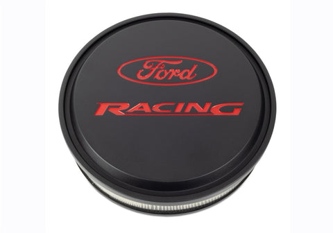 Ford Racing Black/Red Slant Edge Air Cleaner - 302-385