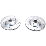 Power Stop 17-19 Fiat 124 Spider Front Evolution Drilled & Slotted Rotors - Pair - JBR1724XPR