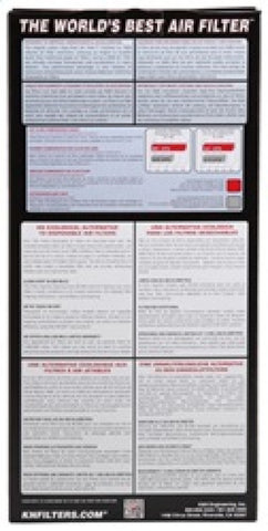K&N Replacement Air Filter FORD F150 LIGHTNING 5.4L 99-04, F150 Harley-Davidson 5.4L 02-03 - 33-2140-1