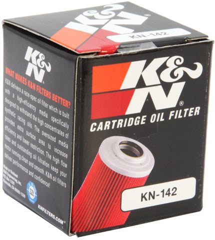 K&N Yamaha 1.5in OD x 1.844in H Oil Filter - KN-142