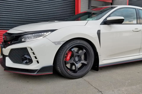 Rally Armor 17-22 Honda Civic Type R Black UR Mud Flap w/Dark Grey Logo - MF47-UR-BLK/DGRY