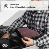 K&N 2012 Hyundai Santa Fe III 2.0L F/I Replacement Drop In Air Filter - 33-3129