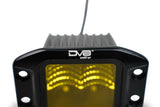 DV8 3-Inch Elite Series LED Amber Flush Mount Pod Light - BE3FMW40W-A