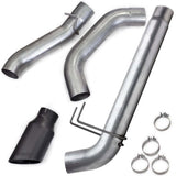 Banks Power 19-23 Dodge RAM Monster Exhaust 5.0in Single 6.7L CCLB DRW w/ SideKick Black Tip - 49808-B