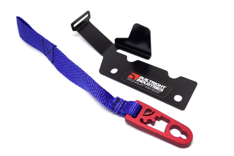 BuiltRight Industries 09-20 Ford F-150/Raptor (09-14 SuperCrew Only) Rear Seat Release - Blue Strap - 100114