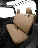 Bestop 18-23 Jeep Wrangler JL 2-Door Rear Seat Covers (Tan) - 29292-04