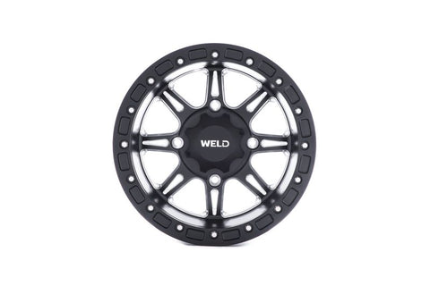 Weld UTV RF Series Cheyenne U511 15x10 Cheyenne Beadlock 4x156 5BS Satin BLK MIL - U511B0043500