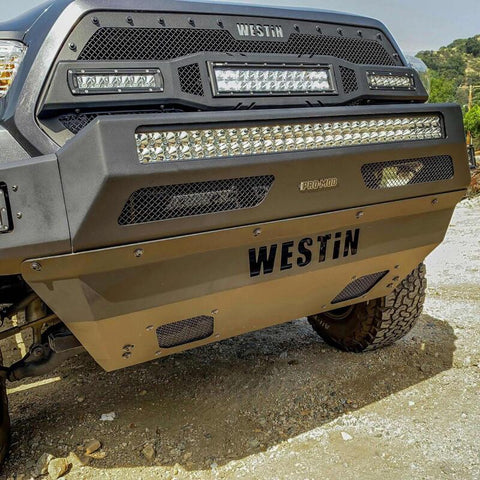 Westin 16-21 Toyota Tacoma Pro-Mod Skid Plate - Textured Black - 58-72005
